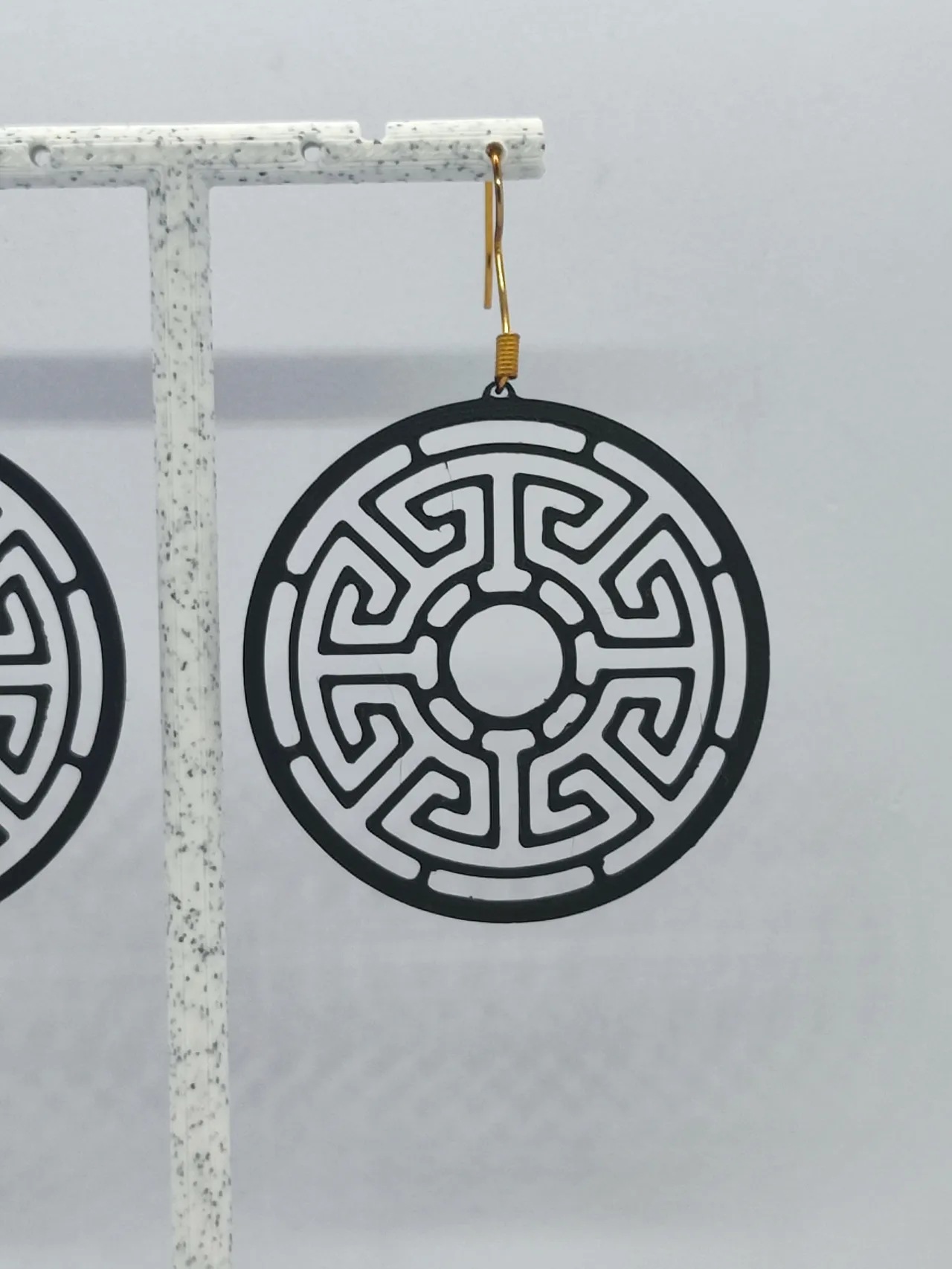 Aretes Meandro Griego view 4
