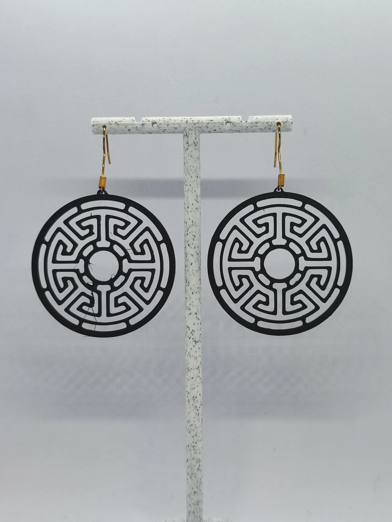 Aretes Meandro Griego view 3