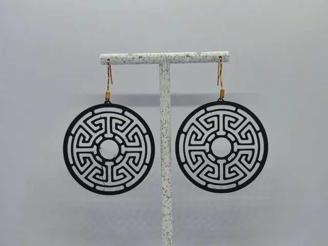 Aretes Meandro Griego