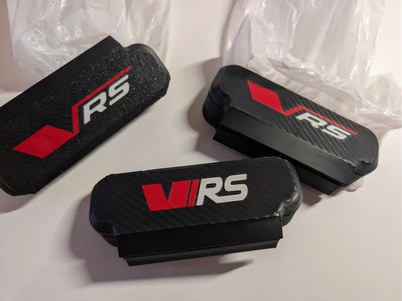 Mülleimer Autotür VRS altes und neues Logo