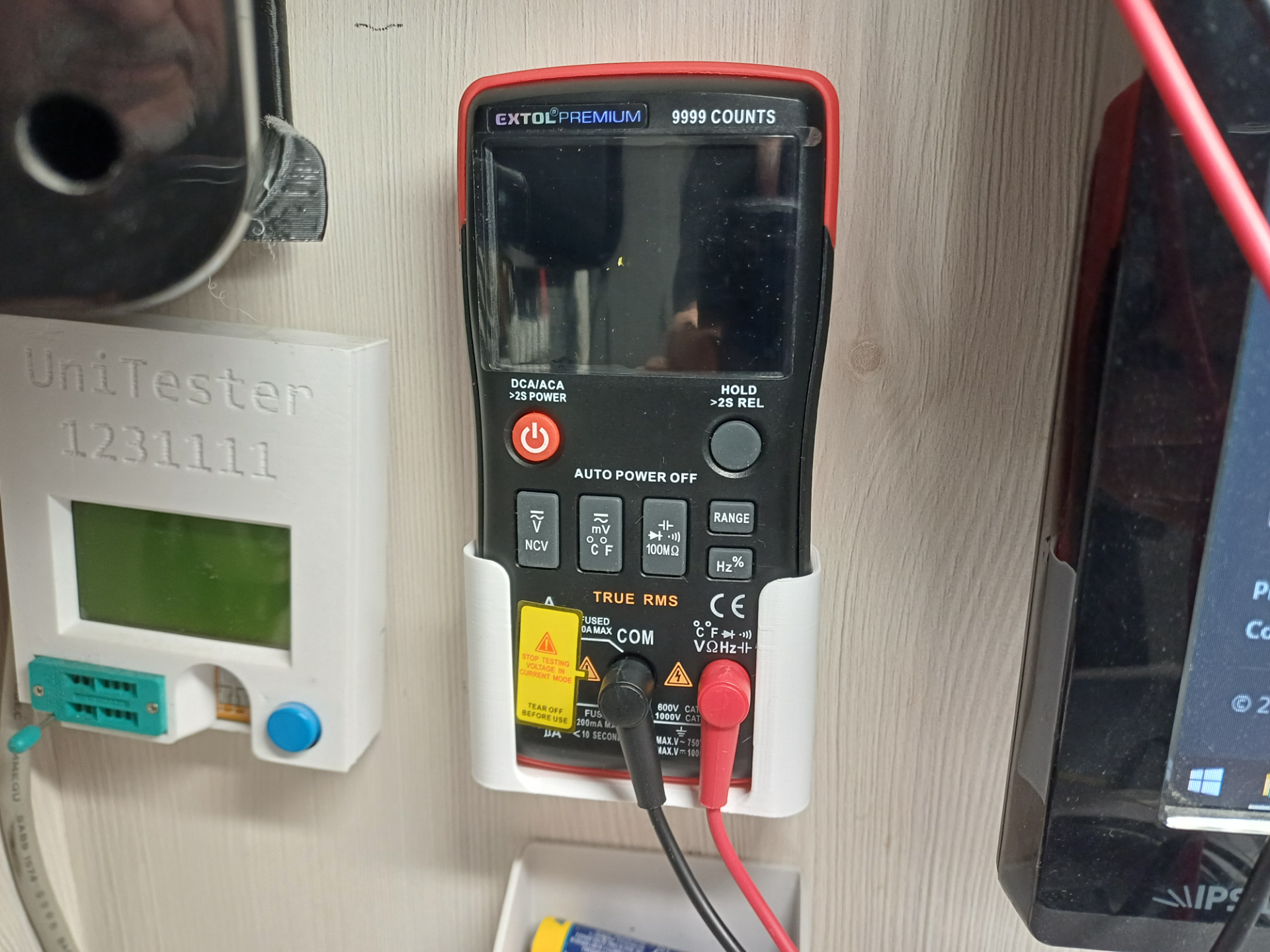 Parametric Multimeter Wall Mout Holder