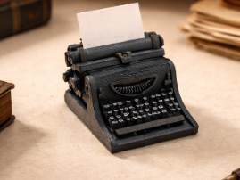 Vintage Mini Typewriter
