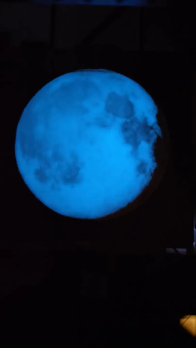 Luminous Full Moon Detailed GlowintheDark by Leles maker space