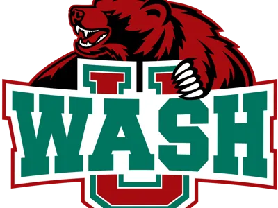WASHU Bear Logo Keychain