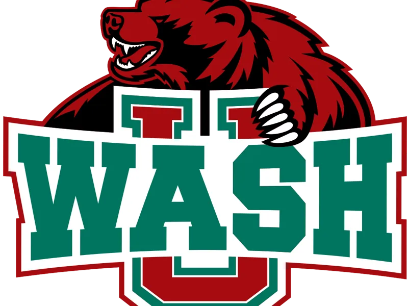 WASHU Bear Logo Keychain