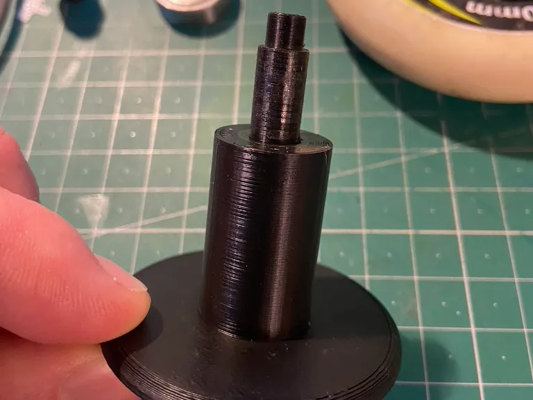 Roller blade wheel bearing removal tool