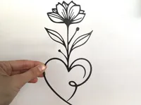 Fleur en forme de cœur — photo 2