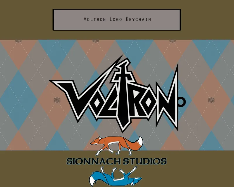 Voltron Logo Keychain