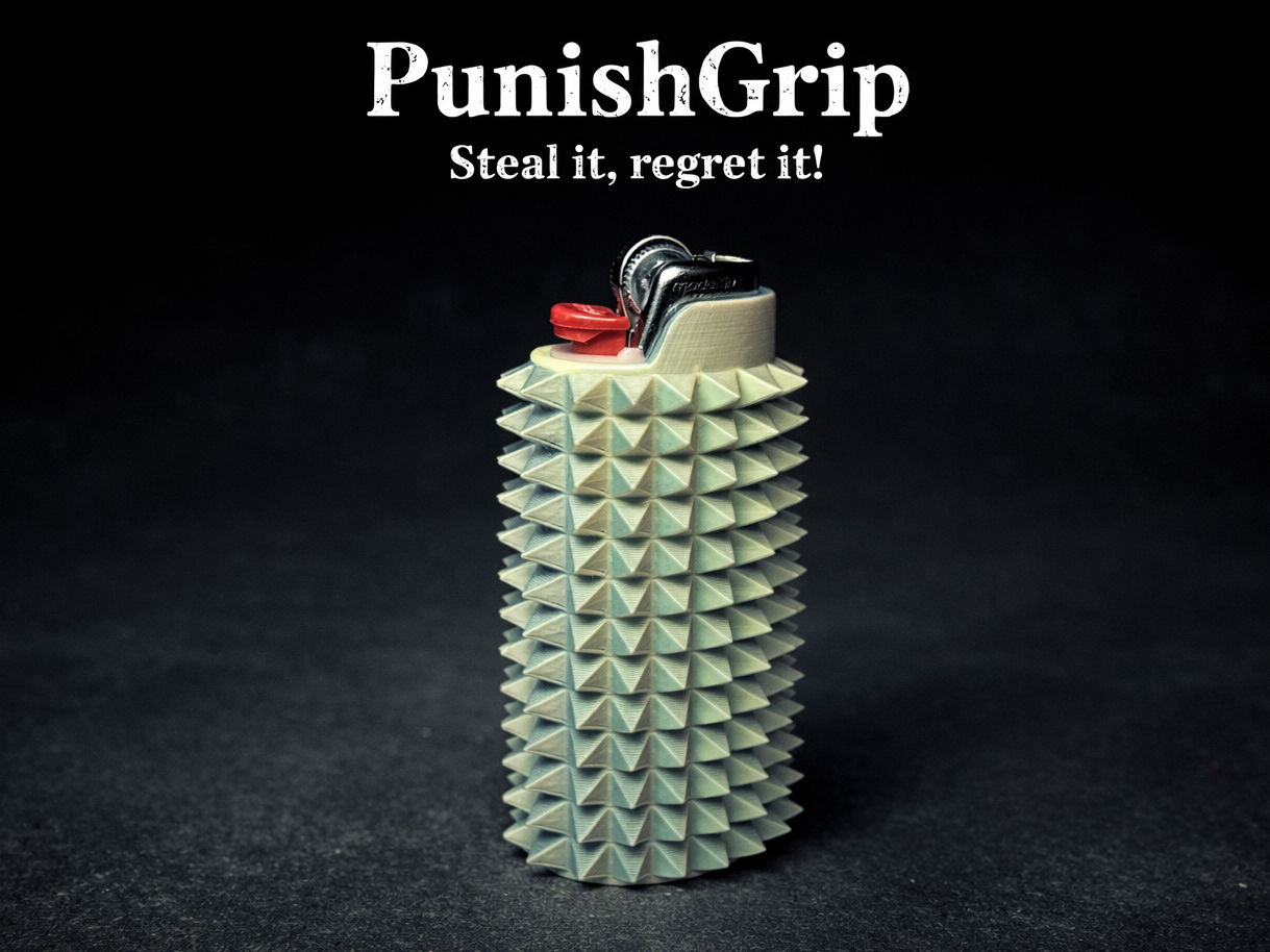 PunishGrip - Spiked Lighter Case / Sleeve