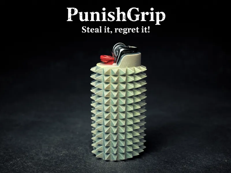 PunishGrip - Spiked Lighter Case / Sleeve