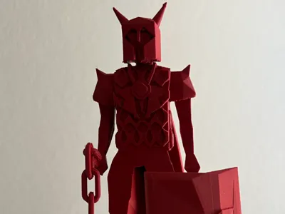 Old School Runescape Classic Dragon Chain Gear set
