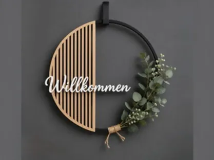 Willkommen Deko