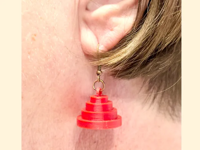 Energy Dome Earrings - For Devo-tees