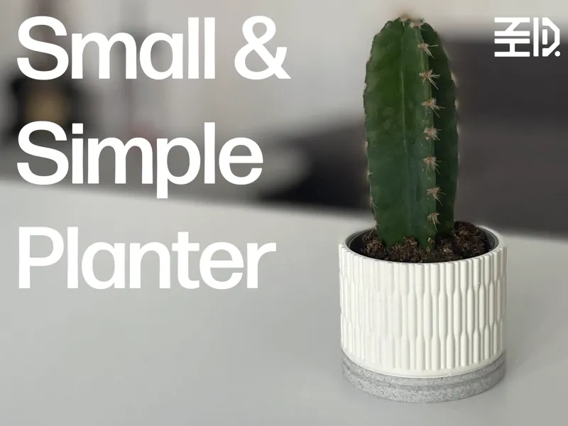 Small and simple planter