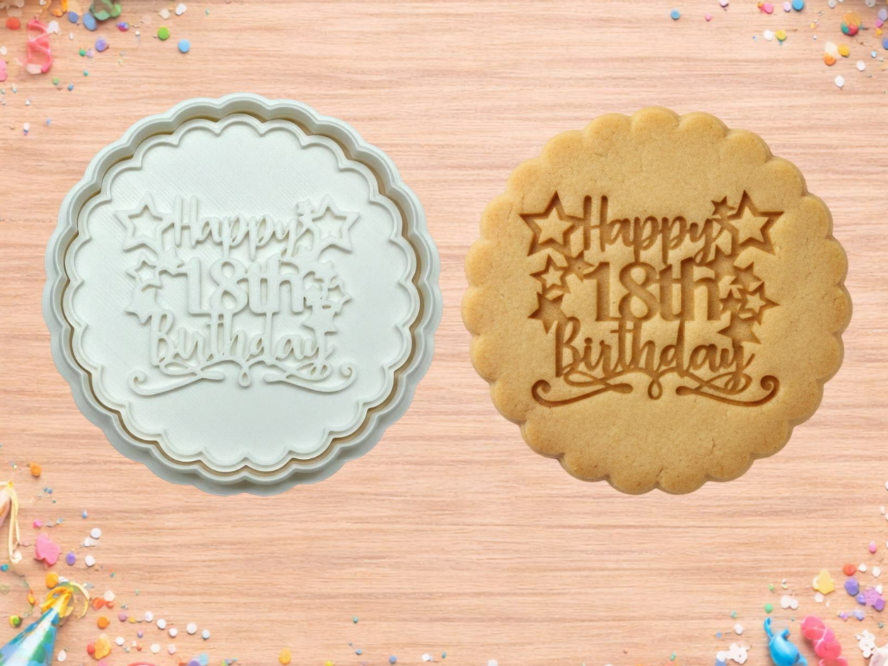 Happy 18th Birthday – Cortador de Biscoitos