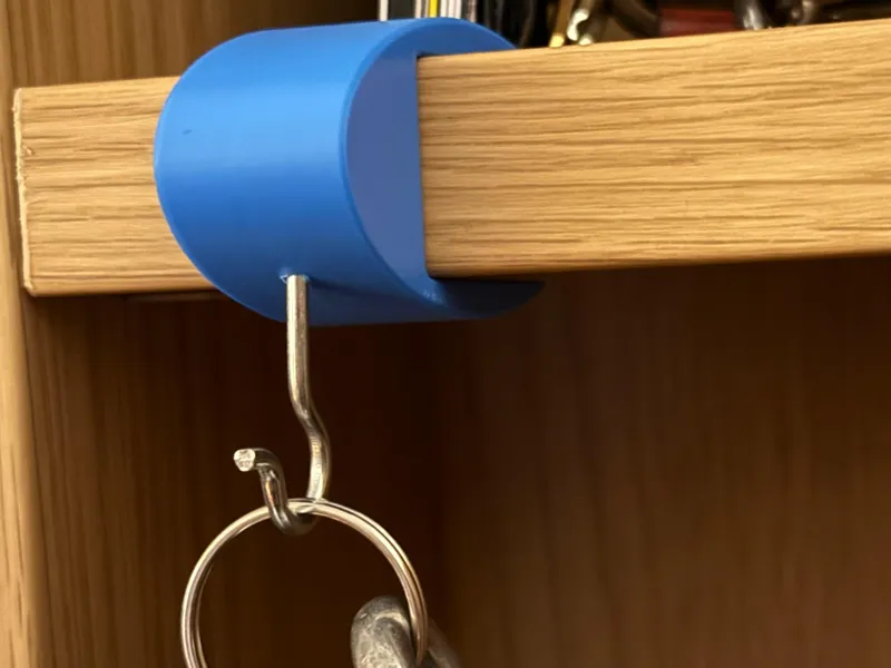 Slide on hook holder for IKEA HAGAAN