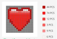 Puzzle cœur pixel art — photo 10
