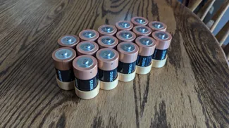 D Cell Battery Organizer