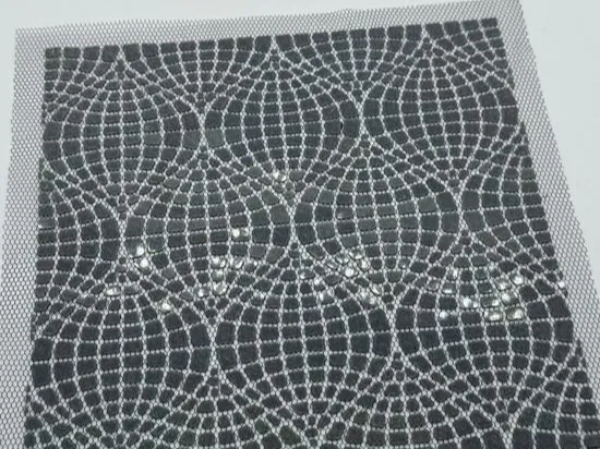 3D-gedruckte (textilartige) Applikation auf Mesh