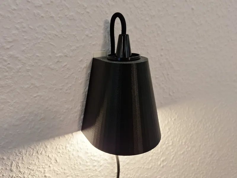 Wall lampshade - for IKEA cord set