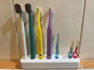 Holder for curaprox toothbrushes