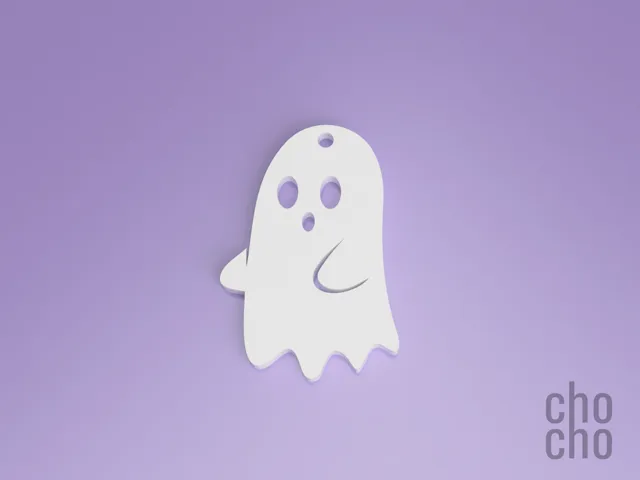 Ghost IX (One Color) Keychain or Earring
