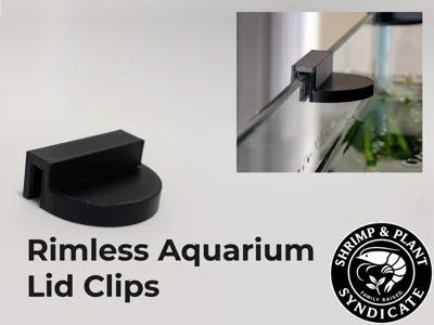 Rimless Aquarium Lid Clips