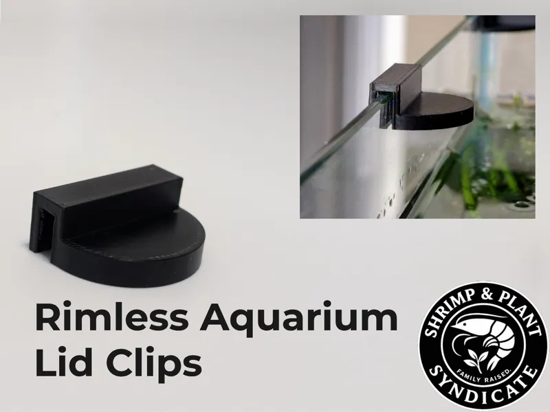 Rimless Aquarium Lid Clips 