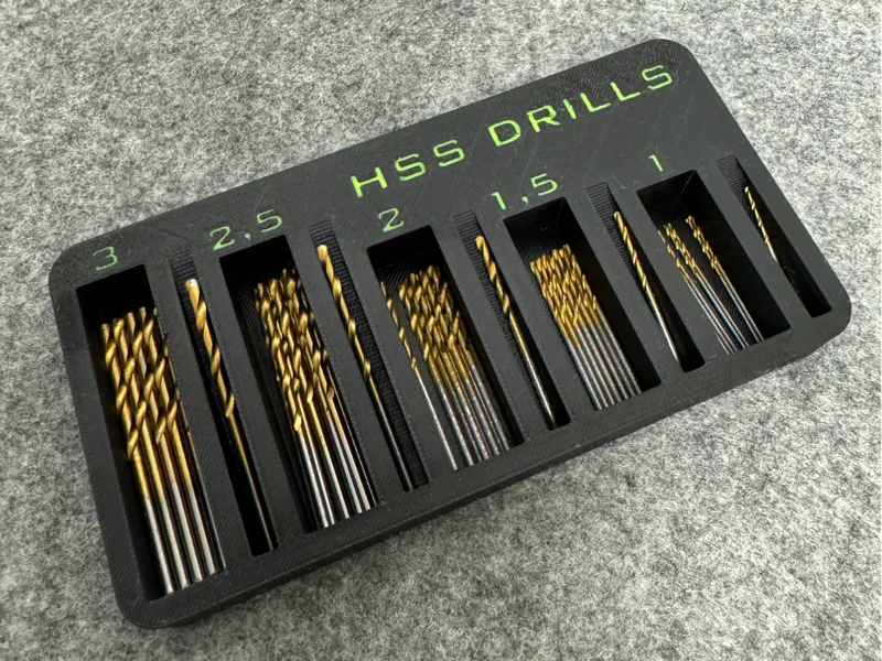 HSS Drills container box
