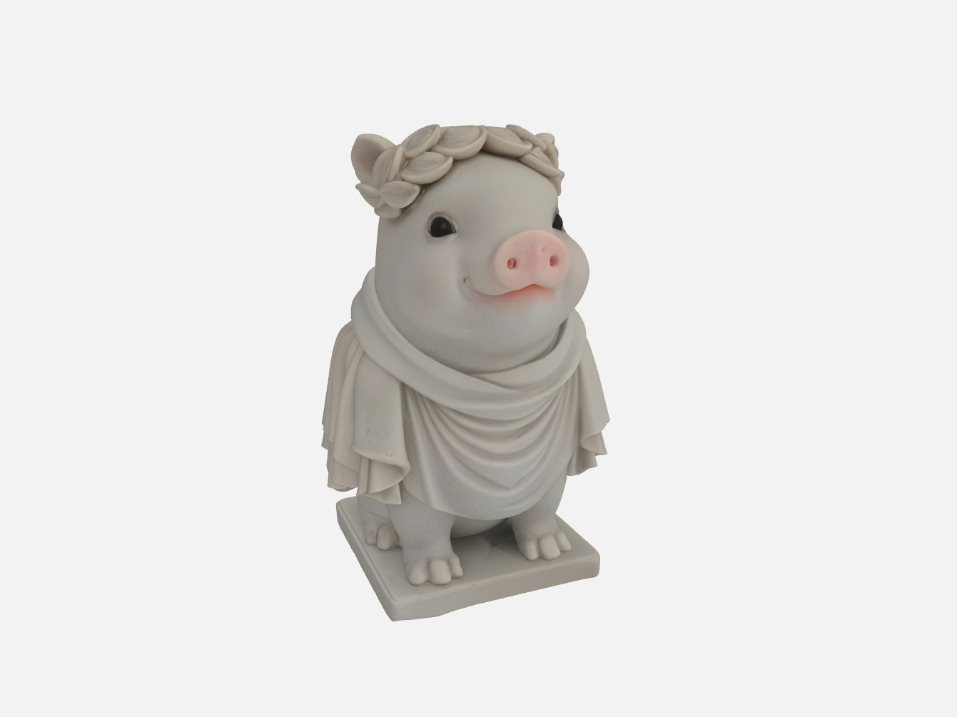 Pig Maximus – Funny Roman Statue – Easy Print