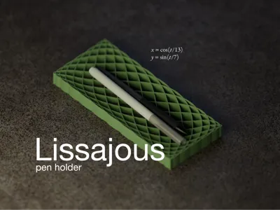 Lissajous pen holder