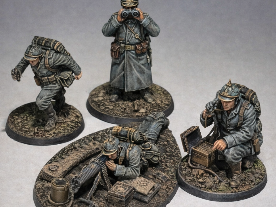 1418 jeu de guerre 32mm DND part 6 allemand 9 a 13