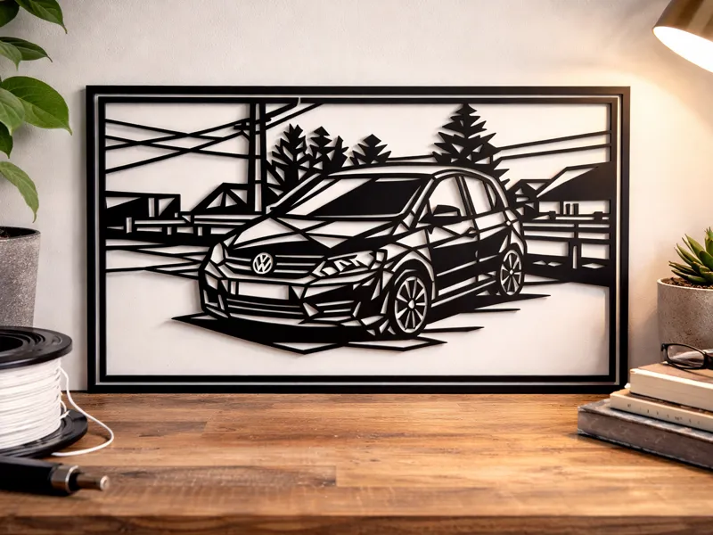 Wolkswagen Golf Plus Wall Art