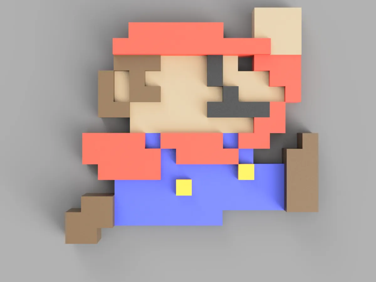 Figurine Mario sautant