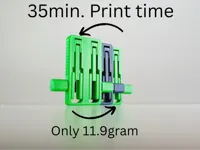 Aero Double Fidget/35min. Print time/Only 11.9gram