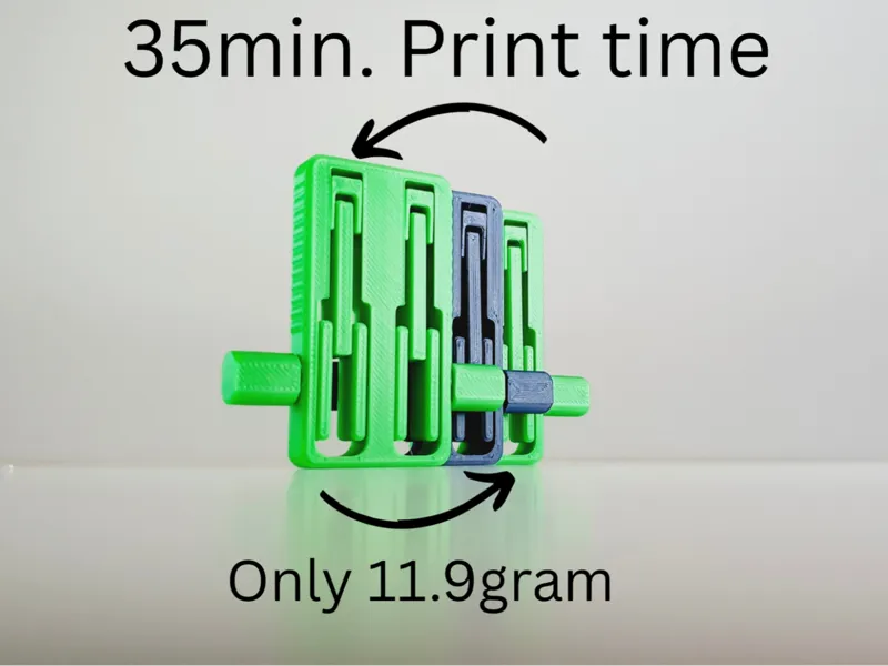 Aero Double Fidget/35min. Print time/Only 11.9gram
