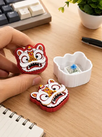 Objeto manipulable: Lion Dance clicker - Mid-Autumn Festival — vista de referencia 2