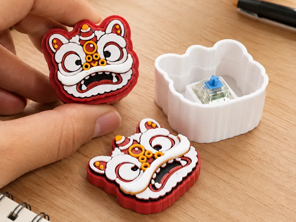 Objeto manipulable: Lion Dance clicker - Mid-Autumn Festival. Referencia del modelo original.