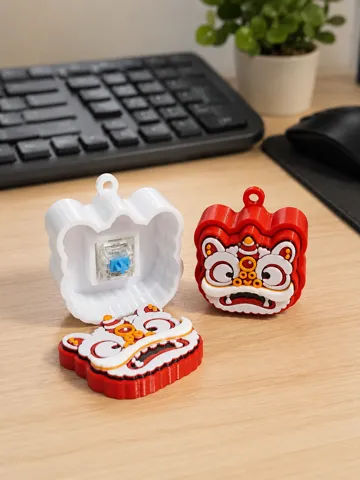 Objeto manipulable: Lion Dance clicker - Mid-Autumn Festival — vista de referencia 4