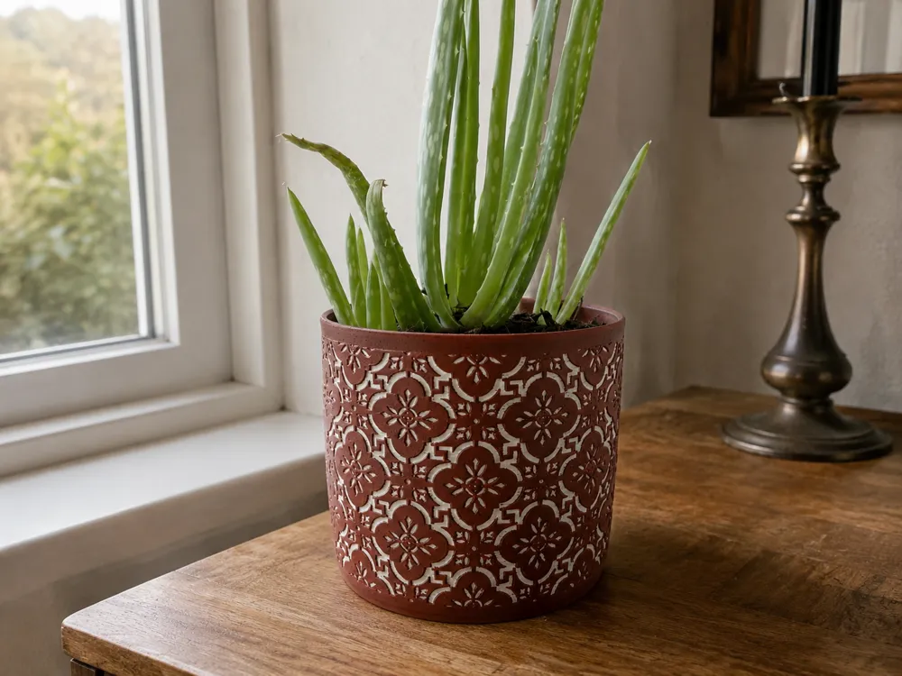 Maceta decorativa: The Cavendish Indoor plant pot Victorian inspired. Referencia del modelo original.