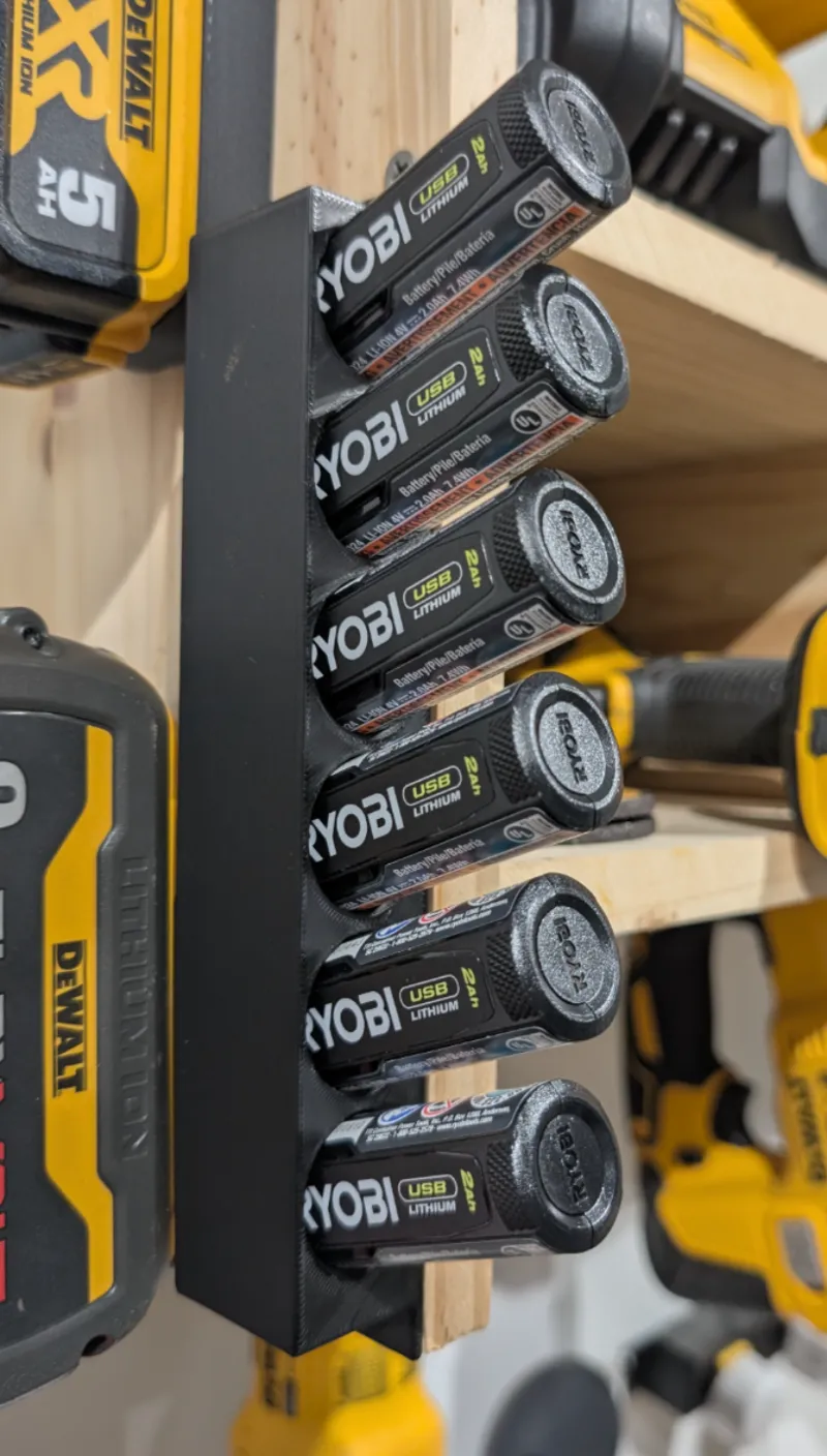 Ryobi USB Lithium battery holder