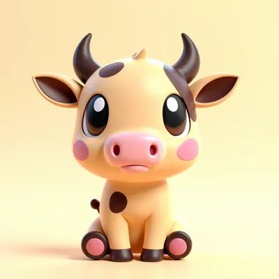 Cute Cow Figurine for AMS!