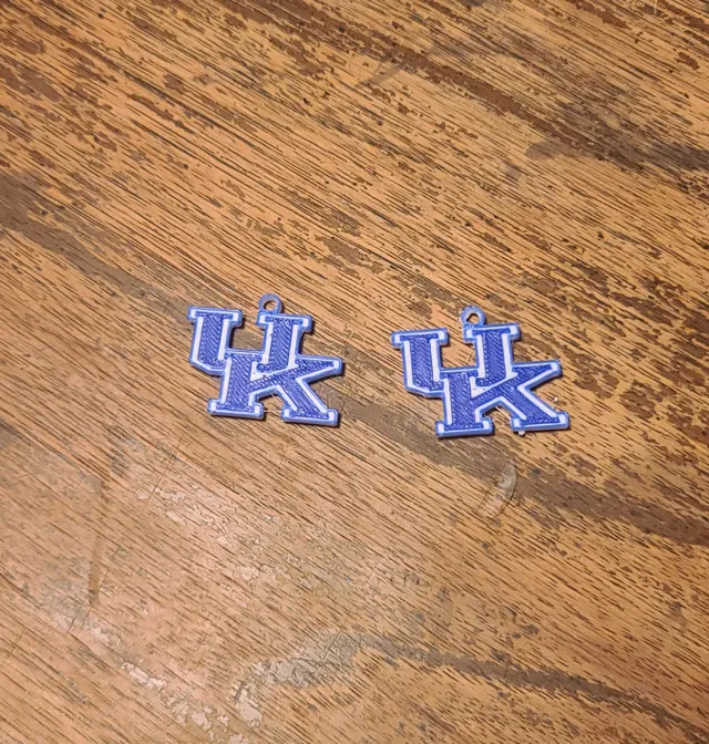 Kentucky Wildcats Earrings / Keychain / Pendant