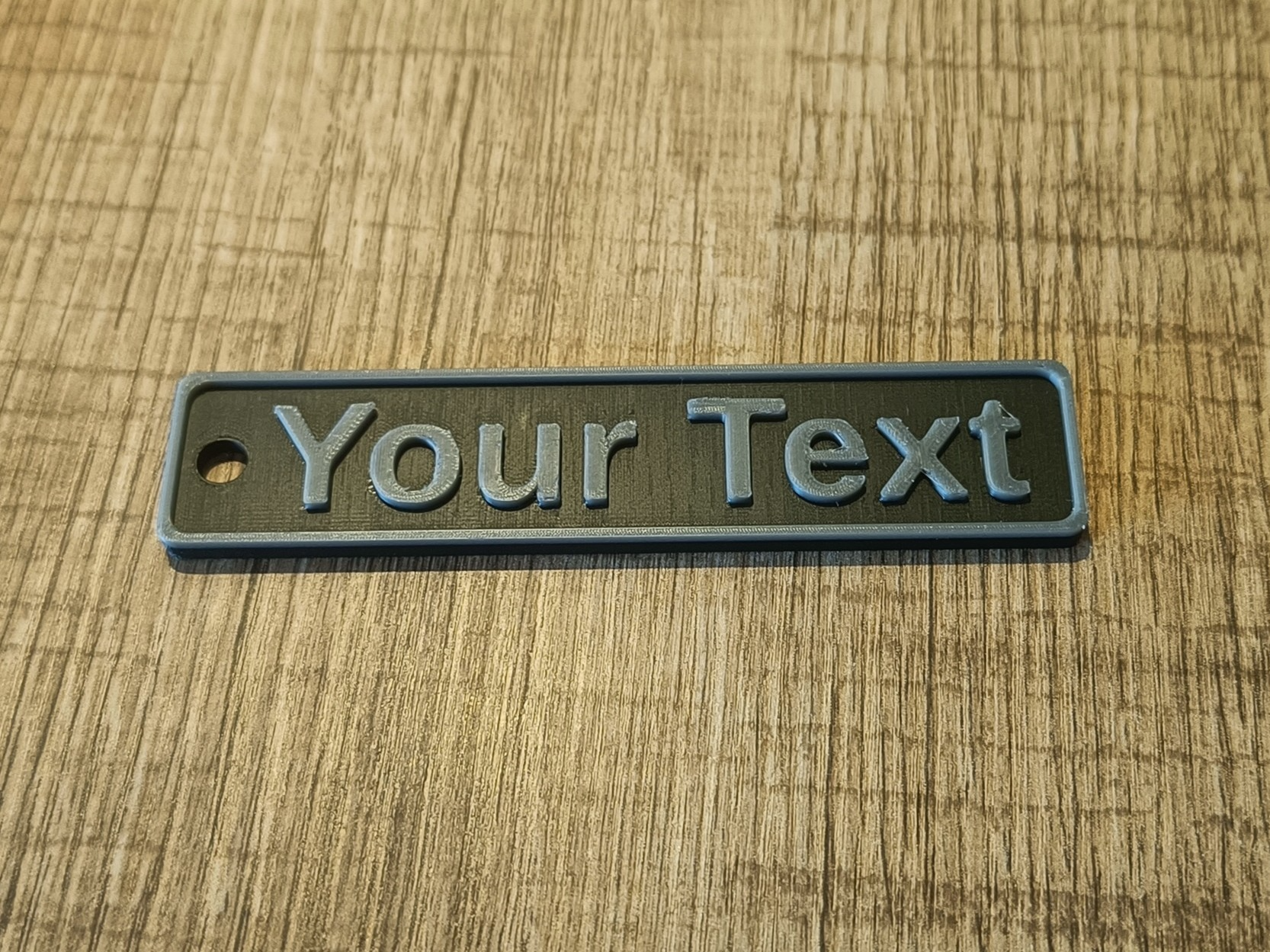 Parametric Keychain Generator (AMS & Single Color)