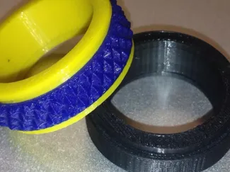 Customizable Fidget Spinner Ring