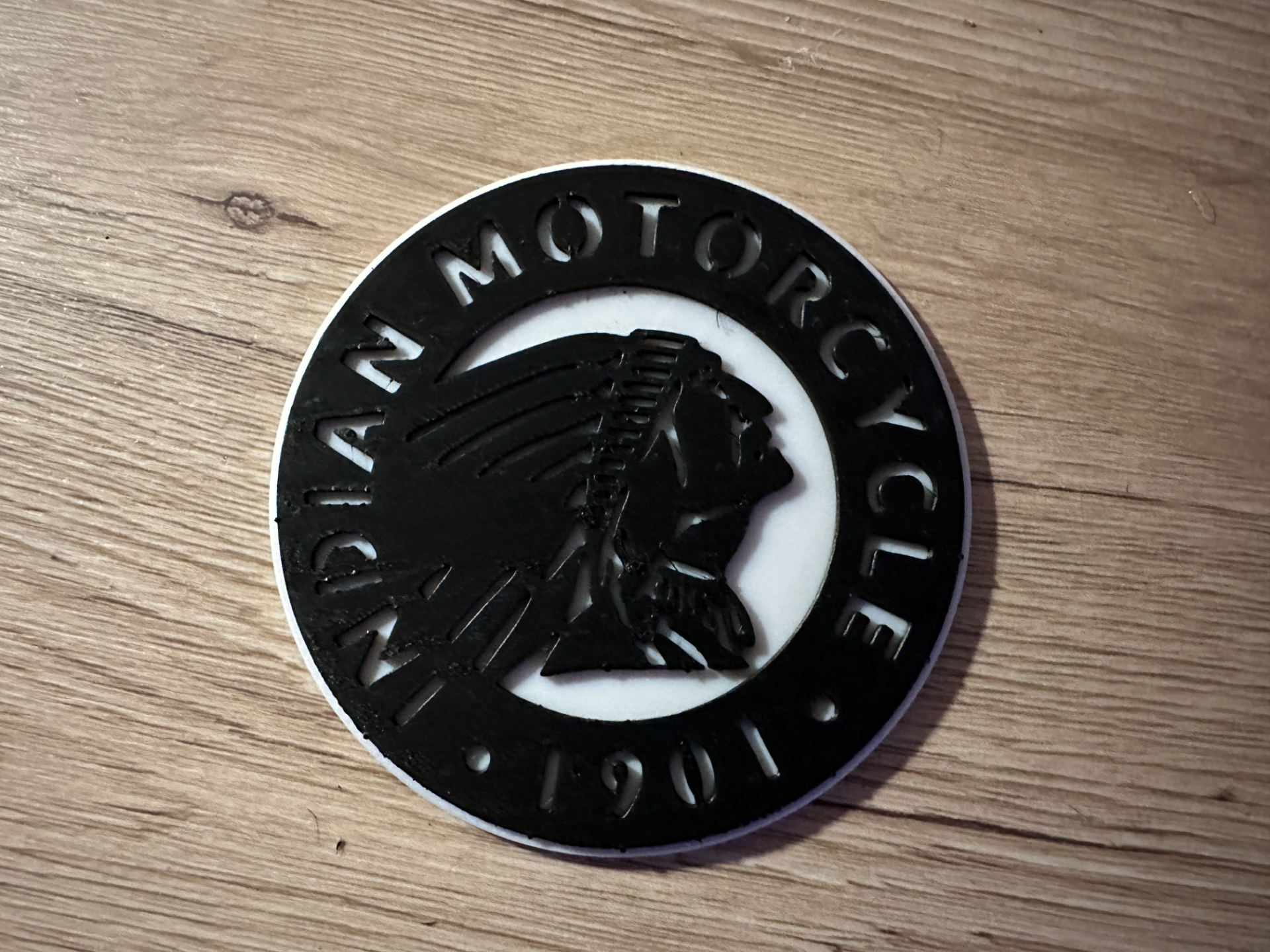 Indian Motorcycle Bierdeckel schwarz #2