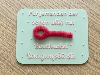 Lustige Geschenkideen, Bauchnabelreinigungsbürste