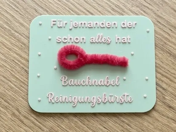Lustige Geschenkideen, Bauchnabelreinigungsbürste