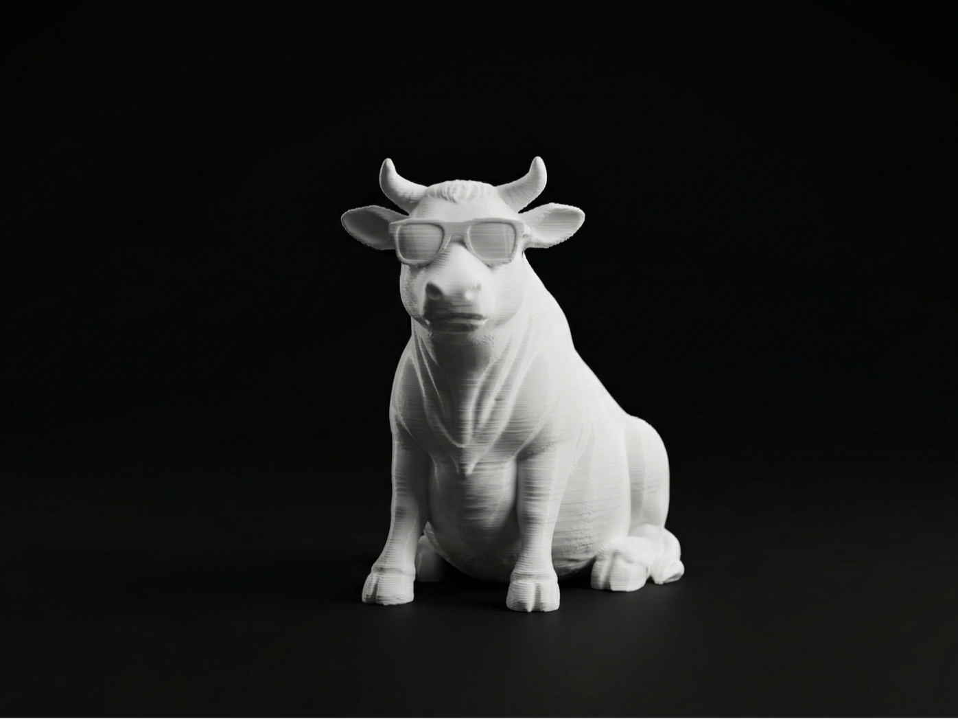 Cool Cow with Sunglasses – Funny Farm Animal