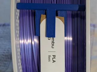 Filament Spool Clip Holder for Labels v1